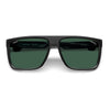 MATTE BLACK / 61-15-135 / GREEN POLARIZED