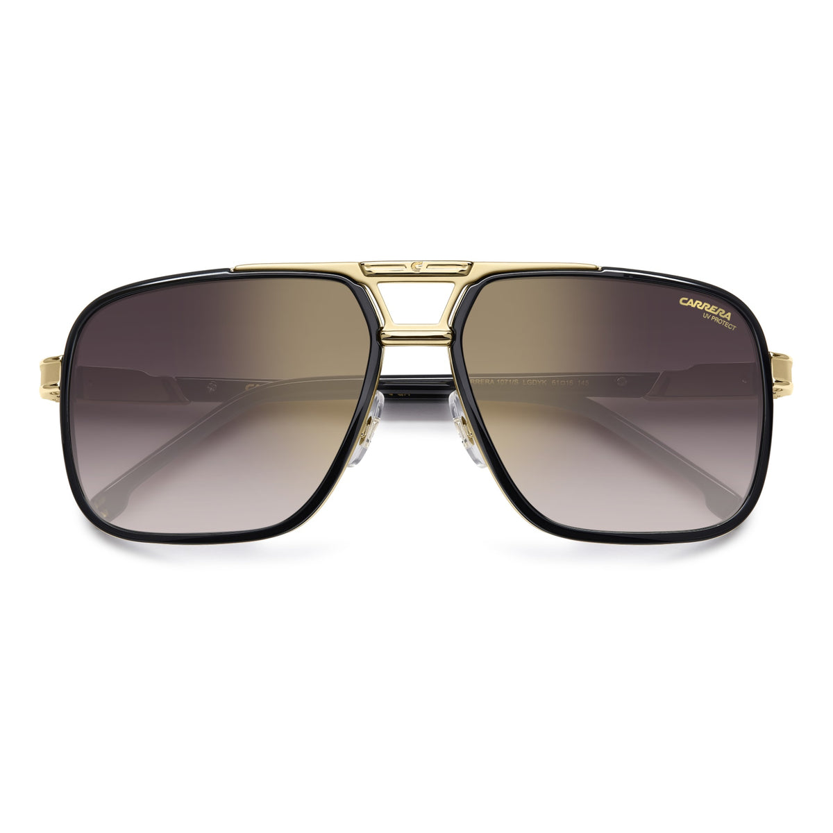 Carrera Gold Metal Aviator Sunglasses with Dark Gray Lenses New Authentic CARRERA Aviators Sunglasses Bound 2M2HA  main image 3