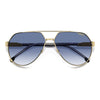 GOLD / 62-14-145 / DK BLUE SHADED