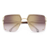 GOLD IVORY / 60-15-130 / GOLD MIRROR ON BURGUNDY SHADED