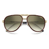 BLACK RED / 61-15-145 / GREEN SHADED GOLD MIRROR ANTIREFEX