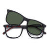 MATTE BLACK RED / 54-18-145 / GREEN POLARIZED