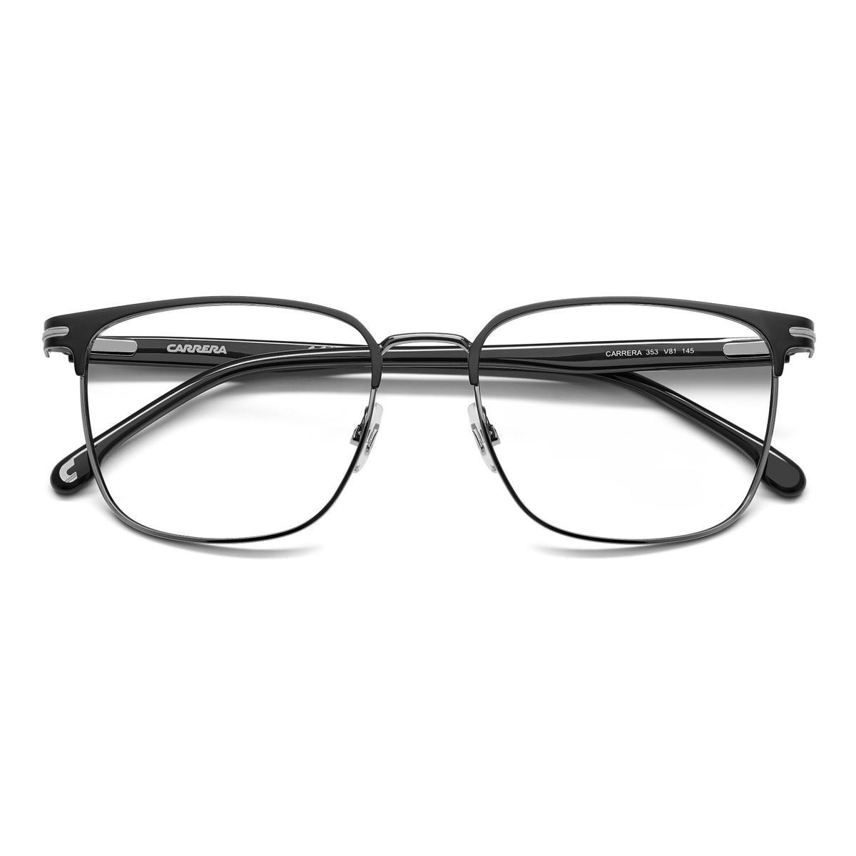 Carrera 2007T‎ V81 Shiny Black Eyeglasses Frames 51-16 135 Designer H10513 CARRERA 373 main image 3