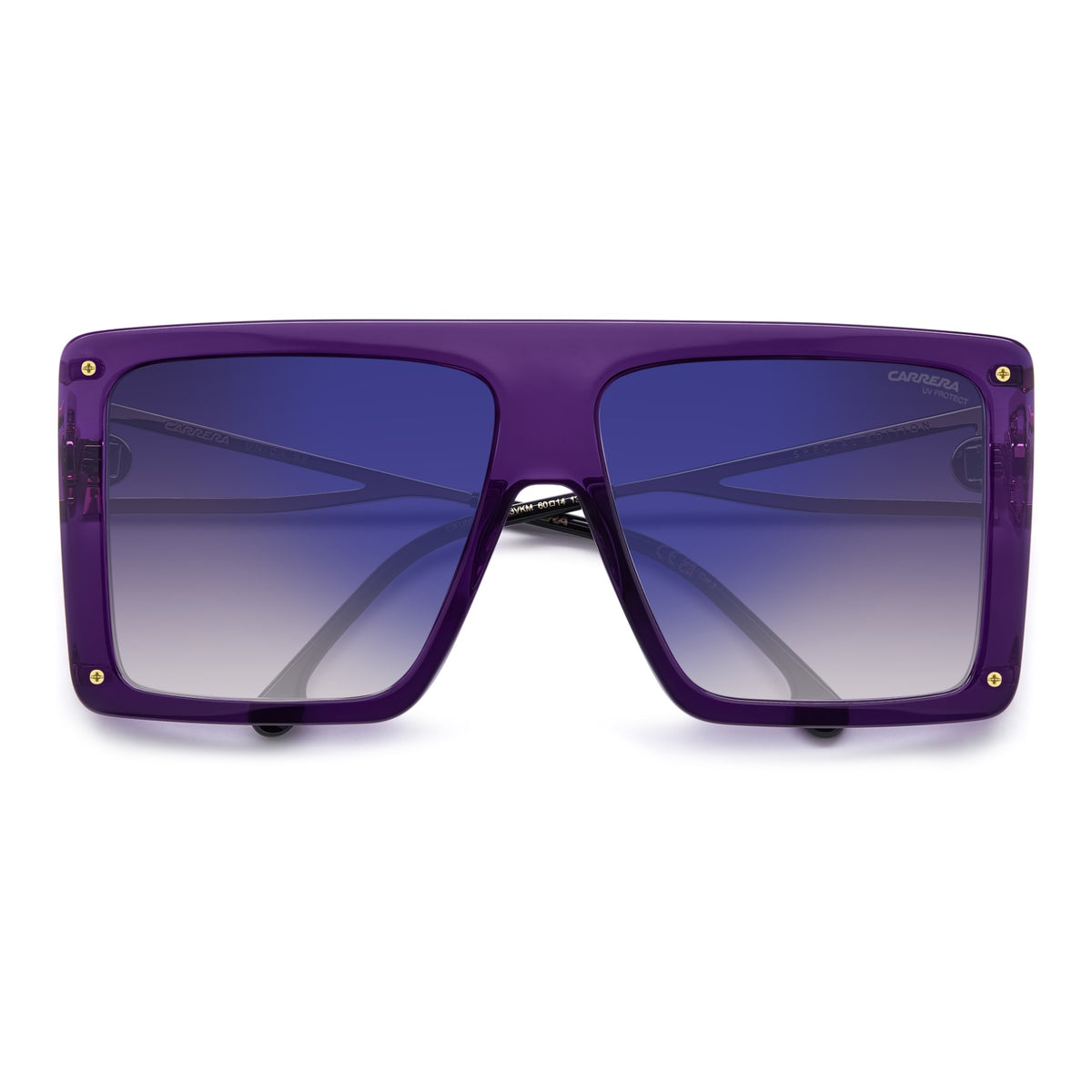 NWOT Carrera CAUNICA/SE - Limited Edition - Purple Square Shield Sunglasses Carrera Sunglasses CA UNICA/SE B3V/KM Violet grey Woman | eBay main image 3
